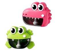 Générateur De Bulles De Bain - Jouet Mural En Forme D’alligator Et Grenouille, Machine À Bulles Pour Le Bain, Accessoire De Douche Pour Bébé, Tout-petits, Garçons Et Filles, Amusement Dans La Baignoir