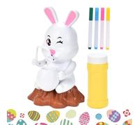 Générateur de bulles | Jouet bulles anti-goutte | Mini machine avec zone de peinture bricolage | pour fille, intérieur, extérieur, anniversaire, mariage