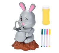 Générateur de Bulles | Lapin Mignon Souffleur Étanche Jouet | DIY Peinture Lapin Machine à Bulles - pour Filles Garçons Activités en Plein Air Cadeaux de Fête