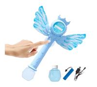 Générateur de Bulles pour, Accessoire déguisé Musical et rêve, de Princesse Lumineuse, pour Petites Filles de 3 à 8 Ans, d'âge préscolaire, Mascarade, Voyage, Terrain de Jeu, Jardin, fête