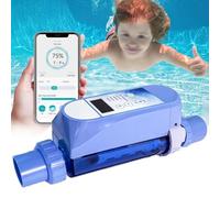 Générateur de chlore électrolytique pour piscine creusée et spa, convertit le sel en chlore pour une eau propre, idéal pour les systèmes d'eau salée