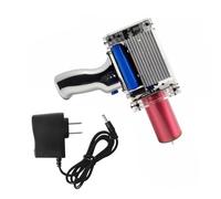 Générateur de foudre artificiel portable portable avec 12 6 V 2800 mAh batterie au lithium haute capacité entièrement transparente surface acrylique type clé déclencheur unique Mo