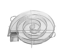 Générateur de fumée à froid, en forme d'escargot, rond, pour fumage à froid BBQ, en acier inoxydable, pour barbecue et fumoir
