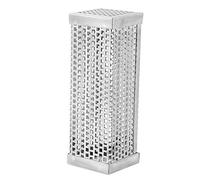 Générateur de fumée de tube de fumeur de gril de barbecue carré en acier inoxydable 304 pour les grils à charbon de bois électriques accessoire de barbecue en plein air 6 pouces
