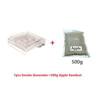 Générateur de Fumée Froide,pour Fumer en Plein Air,Filet de Barbecue en Acier Inoxydable,Accessoires - Type Square 500g Chips