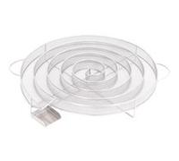 vidaXL Générateur de fumée froide rond 33,5 cm en acier inoxydable