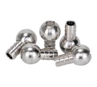 Générateur de mousse en acier inoxydable avec noyau de boule de gravité et manchon en silicone flexible pour une production uniforme de mousse (simple)