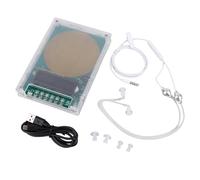 Générateur de résonance Schumann 7,83 Hz 0,1 Hz-100 kHz Dispositifs de guérison à fréquence réglable avec boîtier en acrylique et câble USB pour casque inclus pour le yoga du sommeil (doré)