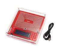 Générateur de résonance sinusoïdale avec écran LCD et câble USB réglable pour yoga relaxant 0,01 Hz à 99999 Hz pour aide au sommeil, yoga, sommeil profond, pleine conscience