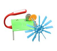 Générateur de roues d'eau, générateur hydroélectrique, kit d'expérience scientifique distinctif, petite avec des vis fixes, jouets éducatifs amusants pour en savoir plus sur l'énergie alternative pou