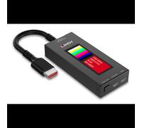 Générateur de signal HDMI Lindy 32696 8K30 USB Type-C boîtier métal noir avec connecteur HDMI Type-A