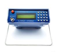 Générateur de signal radio FM 0 5M-470 MHz Testeur d'interphone haute sensibilité 800 Hz Modulation audio numérique CTCSS Talkie-Walkie Débogueur 7 chiffres ABS bleu 8-12 V Alimentation pour système