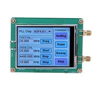 Générateur de Signaux Haute Précision Plein Ecran Tactile RF Balayage Point Fréquence Module Radio PC Compteur Contrôle avec Câble de Données SMA Femelle ADF4350/ADF4351(ADF4351)