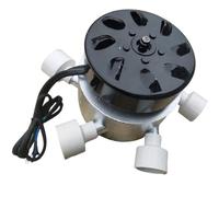 Générateur de turbine à eau 3000 W - Micro générateur d'énergie 220 V, système de débit d'eau à haute efficacité, équipement hydroélectrique à 6 tubes pour camping, ruisseau et rivière