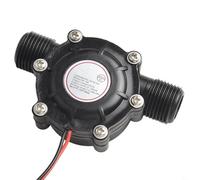 Générateur de turbine à eau pour production d'énergie hydroélectrique - Filetage mâle G1/2", sortie 12 V DC, tension réglable 5-12 V, 3,5 à 20 L/min (sortie 5 V CC)