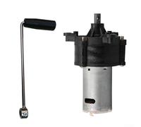 Générateur de turbine éolienne hydraulique à manivelle CC 6 V - 24 V pour usage éducatif et alimentation de secours - Construction en acier inoxydable et PVC