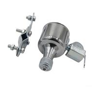 Générateur de vélo dynamo AC 12 V 6 W avec sorties double tension pour éclairage et accessoires de vélo, fabriqué en alliage d'aluminium (argenté)