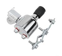Générateur de vélo dynamo AC 12 V 6 W avec sorties double tension pour éclairage et accessoires de vélo, fabriqué en alliage d'aluminium (noir)