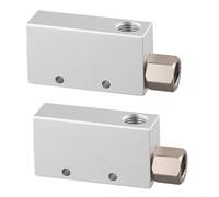 Générateur de vide en alliage d'aluminium, générateur de vide, éjecteur d'air, pression pneumatique CV-10-25 avec connexion filetée, résistant à l'usure (CV-15HS)