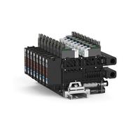 Générateur de vide intégré à 8 unités avec pompe à vide for la mise sous vide, la ventilation et l'évacuation, et comprend une détection de pression.(SZKP-866-SB-D08)