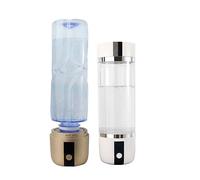 Générateur d'eau hydrogène, générateur Bouteille d'eau hydrogène Portable 2 1 Machine ioniseur d'eau hydrogène 5 Minutes Concentration d'électrolyse jusqu'à 2200PPB Matériau TRITAN pour Voyages do