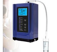 Générateur d'eau hydrogénée, machine à eau alcaline/acide, nettoyage automatique des électrodes, pH 3.5-10.5, potentiel redox +400~-500mV, pour une eau potable saine(Blue)