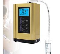 Générateur d'eau hydrogénée, machine à eau alcaline/acide, nettoyage automatique des électrodes, pH 3.5-10.5, potentiel redox +400~-500mV, pour une eau potable saine(Gold)