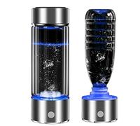 Générateur d'eau Riche hydrogène Ioniseur Bouteille d'eau alcaline Portable à hydrogène Rechargeable par USB SPE/PEM Effet lumières colorées 3 Minutes Produisez Une teneur hydrogène jusqu'à 1000-13