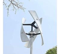 Générateur d'énergie éolienne 3000 W 12 V/24 V/48 V Turbine verticale, lévitation magnétique, conception à 3 lames, réglage automatique de l'angle du vent, extérieur, alimentation de secours marine