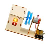 Générateur d'énergie éolienne sûr Modèle éducatif pour étude scientifique Mains sur projet d'activité avec affichage LED Modèle d'énergie éolienne