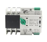 Générateur d'énergie photovoltaïque, commutation continue, double alimentation, commutateur de conversion automatique NLQ4-125/3P 100 A 80 A 63 A, 1 pièce(3P 63A)