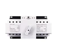 Générateur d'énergie solaire urbain ATS 4P 125A triphasé 4 fils 230V type disjoncteur différentiel double alimentation TOQ3-4P/125