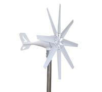Générateur d'éolienne 10 000 W - Petit moulin à vent 8 lames avec contrôleur pour un usage domestique - Système de générateur d'énergie 12 V/24 V/48 V gratuit