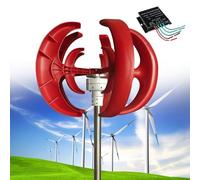 Générateur d'éolienne 12 000 W, kit vertical à 5 pales 12 V/24 V/48 V, générateur d'énergie CA triphasé, démarrage à faible vitesse du vent, idéal pour une utilisation à la maison et en bateau avec