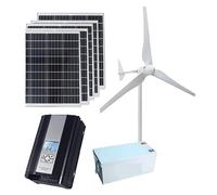 Générateur D'éolienne 5KW 48V 96V Hors Réseau/sur Réseau Système De Charge D'onduleur Solaire Et Éolien(5KW Hybrid System)