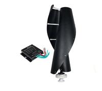 Générateur d'éolienne à axe vertical 3000W 24V | Convient pour la maison/VR/maritime, kit de générateur éolien à 2 pales en alliage d'aluminium, avec contrôleur