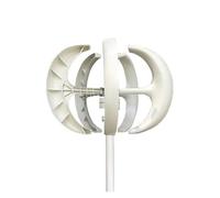 Générateur d'éolienne à petit axe vertical 3000 W 5000 W 10 000 W 8 kW 12 V 24 V 48 V moulin à vent à faible bruit avec MPPT pour ferme camping-car pour maison, ferme, éclairage de rue, bateaux (blanc