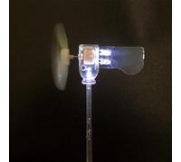 Générateur d'éolienne équipé de LED pour la visualisation en conversion d'énergie électrique dans les classes de sciences élémentaires