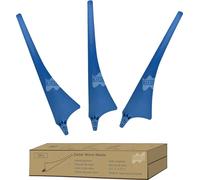 Générateur d'éoliennes, Lame en fibre de carbone haute résistance, Accessoires pour éoliennes horizontales, Blade-3DBU, 3 lames