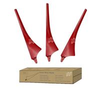 Générateur d'éoliennes, Lame en fibre de carbone haute résistance, Accessoires pour éoliennes horizontales, Blade-3DR, 3 lames