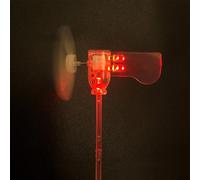Générateur d'éoliennes les plus petites, rotation à 360 degrés, outil pédagogique, modèle avec lumière LED pour expériences scientifiques