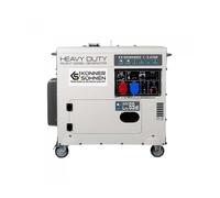 Groupe électrogène - Konner & Sohnen - KS9200HDES-1/3ATSR - Diesel - Mono et Tri - Système VTS