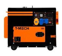 Groupe électrogène MonsterShop Générateur Diesel Silencieux Monophasé - életrogène Urgence Chantier Construction Panne d'électricité -230V 6kVA 16h30 Utilisation Continue- ATS