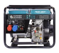 Générateur diesel triphasé AVR DE 6,5 kW (8,13 kVA) KS 8100 HDE 1/3 ATSR - KÖNNER & SÖHNEN - 8100HDE-1/3 ATSR