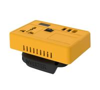 Générateur d'onduleurs portables : boîtier résistant à la chaleur, renforcement de tension | Convertisseur d'alimentation de 21 V à 200 V, station de sortie multifonction pour la charge des ventiles