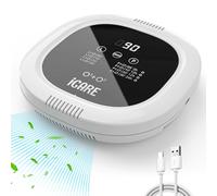 Générateur d'Ozone, 10000 mAh Rechargeable Purificateur d'air à Ions Négatifs Ozonizer, Stérilisateur d'Odeurs pour Chambre, Salle de Bain, Cuisine, Animaux Domestiques, Voiture, Formaldéhyde Chasse