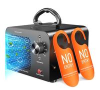 Générateur d'ozone 48 000 mg, éliminateur d'odeurs de machine à ozone commerciale, ioniseur O3 haute capacité, désodorisant purificateur d'air, mini portable pour voiture, maison, fumée, animaux de