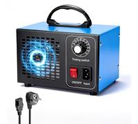 Générateur D'ozone, 60 000 Mg/H Machine À Ozone, Appareil À Ozone Avec Minuterie De 60 Minutes, Purificateur D'air À L'ozone Pour Chambre,Bureau, Fumée, Voiture Et Animaux Domestiques, Bleu