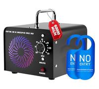 Générateur d'Ozone 60 000 mg/h Machine à Ozone Purification de l'Air O3 Destructeur d'odeurs Ozonateur Domestique ioniseur d'air avec Minuteur pour Voitures, Cuisine, Odeurs de Fumée, Animaux