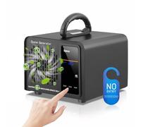 Générateur d'ozone 60000MG/h,Generateur Ozoneavec Écran Tactile& Minuterie,Purificateur d'air Industriel,avec minuterie de 120 Minutes pour400㎡,Ozone Generator 2Modes de Cycle,Bureau Chambre Voitures